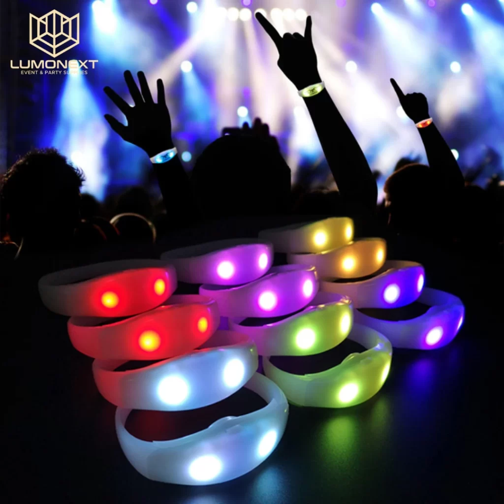 LUMOBAND 1 - Gelang LED Wristband Custom Logo Event Konser Party Lumonext