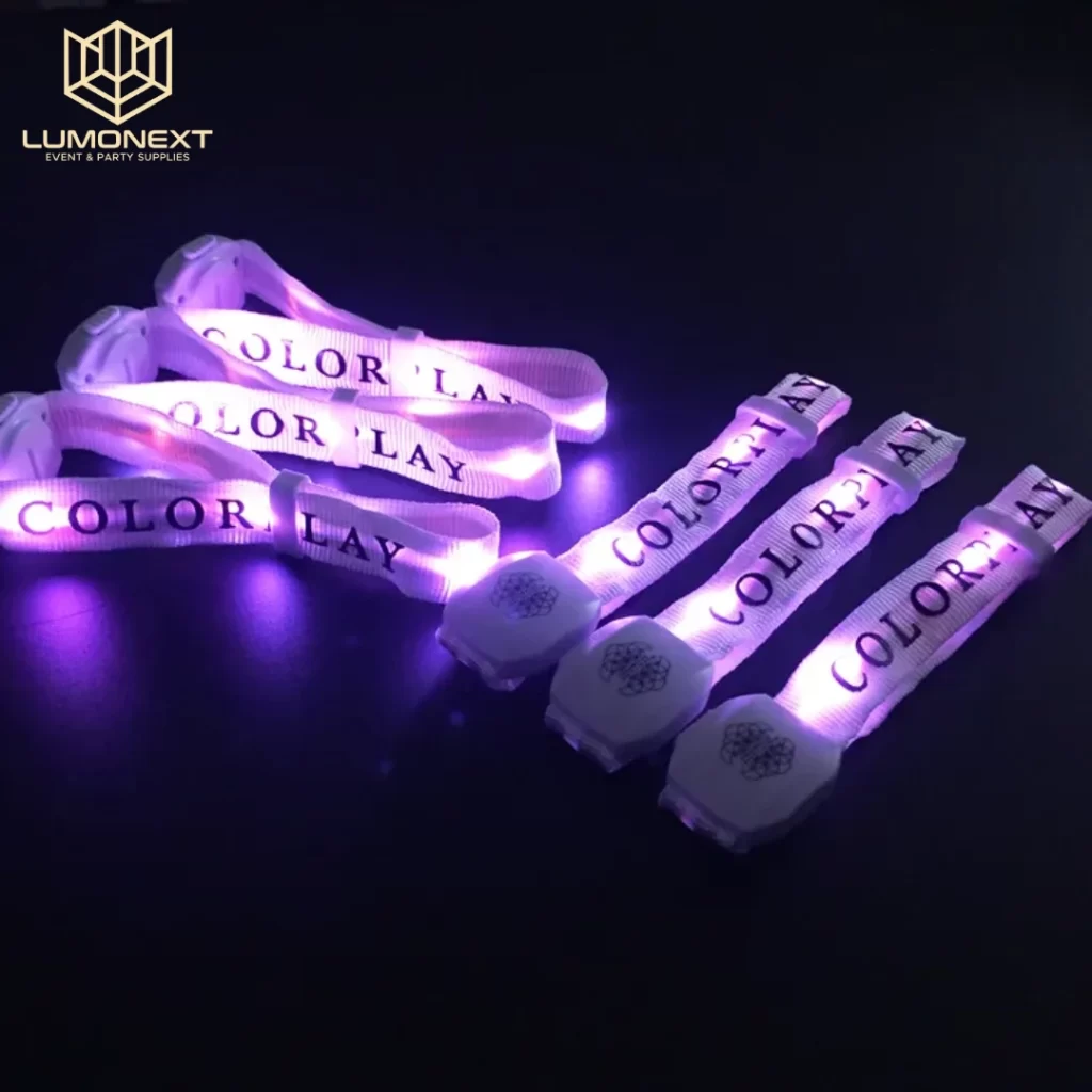 LUMOBAND 3 - Gelang LED Wristband Custom Logo Event Konser Party Lumonext