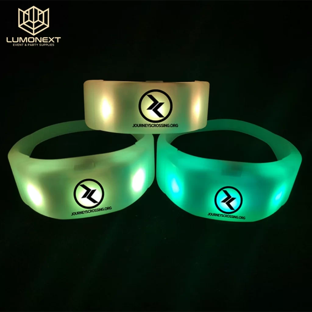 LUMOBAND 5 - Gelang LED Wristband Custom Logo Event Konser Party Lumonext